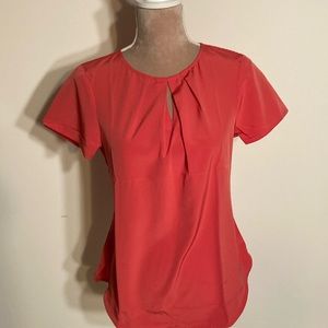 Landsend Womens size 2 coral blouse. Never worn.